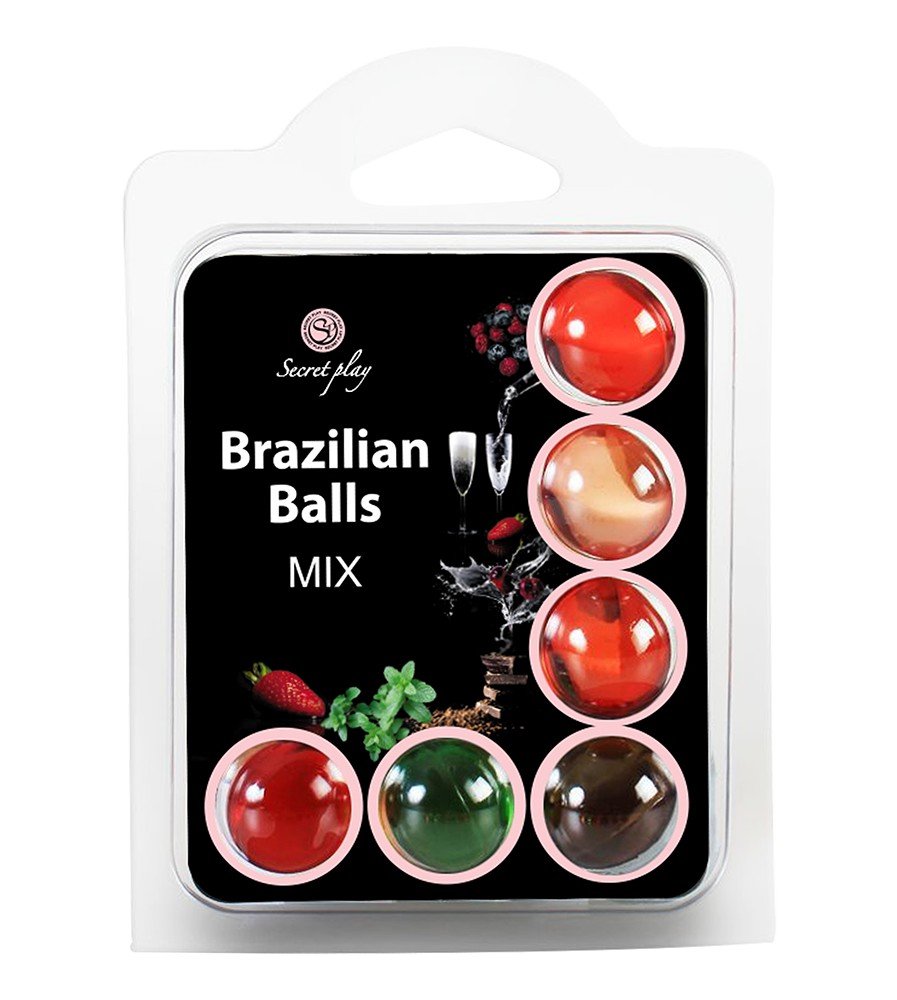 "BOLAS LUBRIFICANTES BEIJÁVEIS BRAZILIAN BALLS MULTISABORES 6 X 4GR" - Image 3