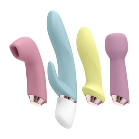 "CONJUNTO DE VIBRADORES MARVELOUS FOUR SATISFYER"