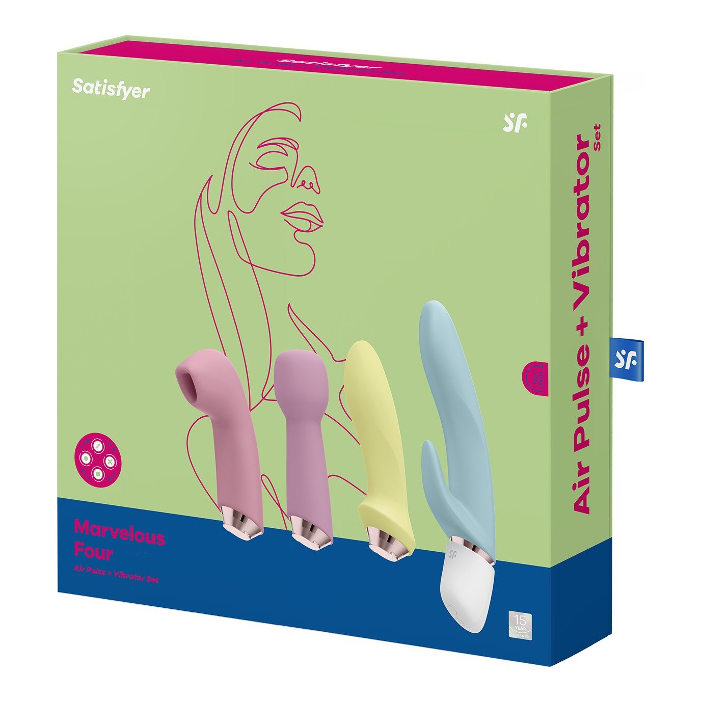 "CONJUNTO DE VIBRADORES MARVELOUS FOUR SATISFYER" - Image 7