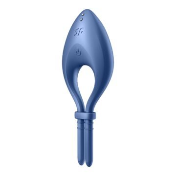 "ANEL VIBRATÓRIO BULLSEYE COM APP SATISFYER AZUL"