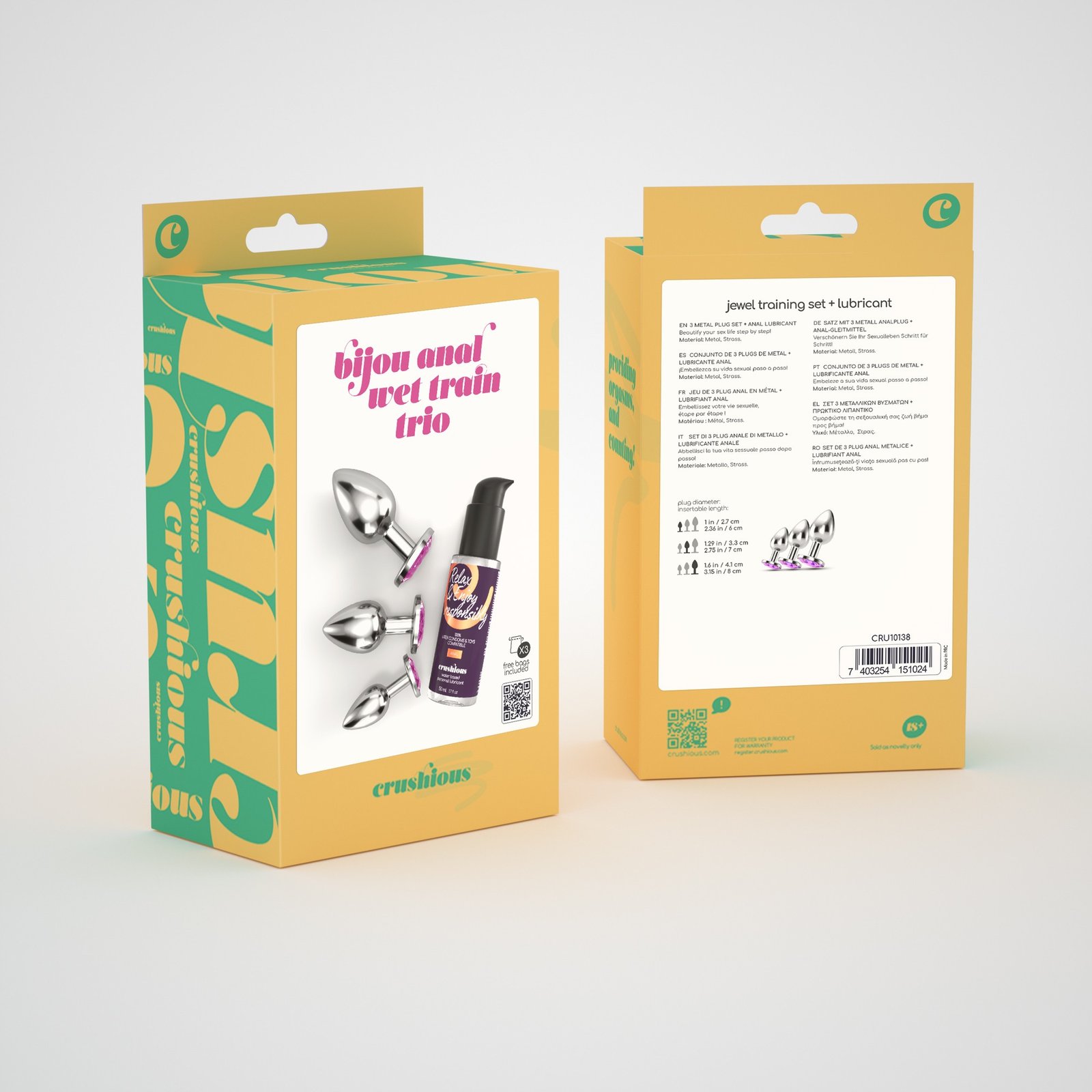 "BIJOU ANAL WET TRAIN TRIO CRUSHIOUS ROSA" - Image 8