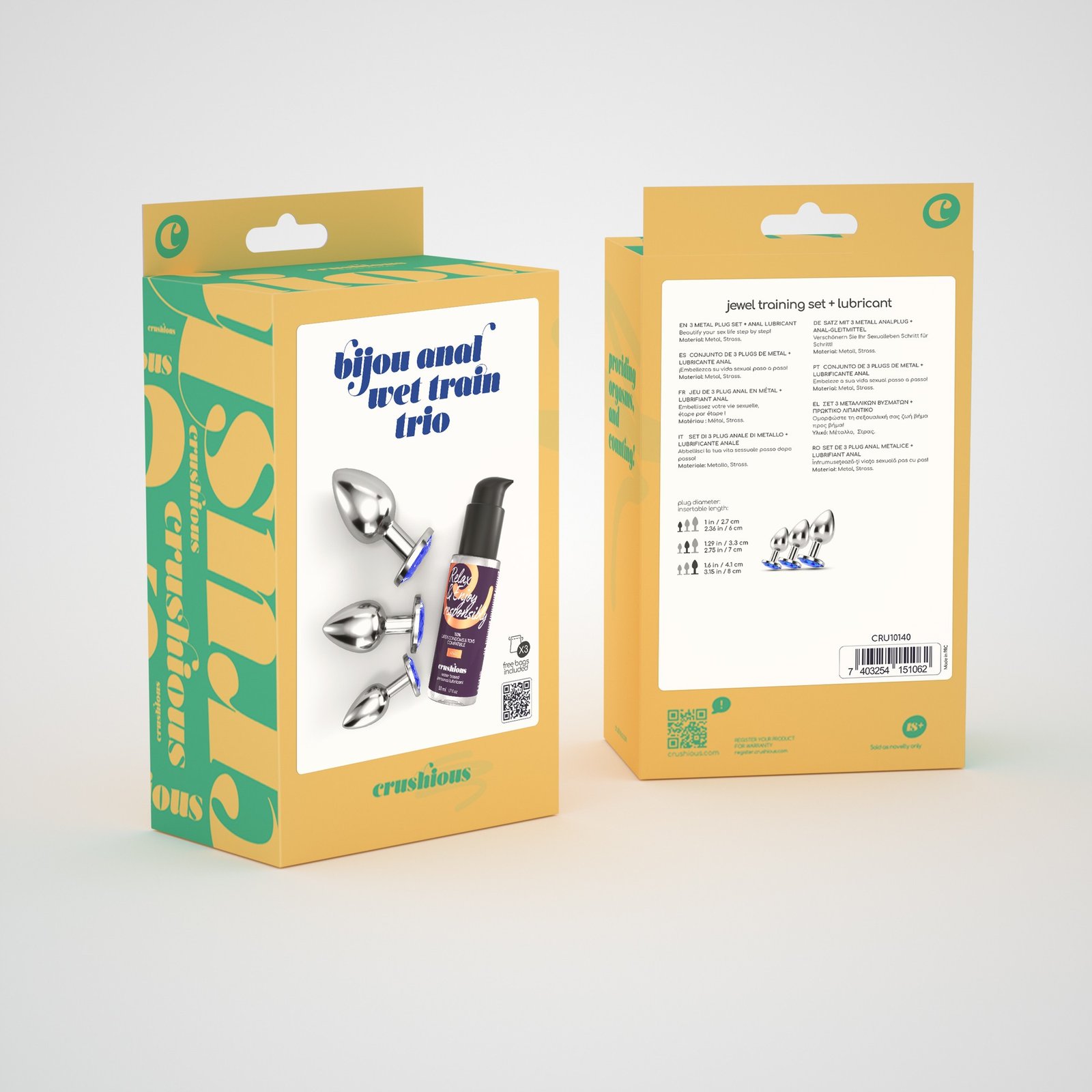 "BIJOU ANAL WET TRAIN TRIO CRUSHIOUS AZUL" - Image 8