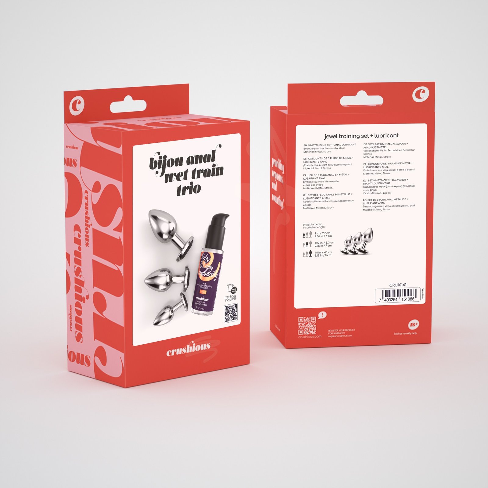 "BIJOU ANAL WET TRAIN TRIO CRUSHIOUS PRETO" - Image 8