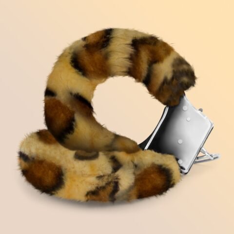 "ALGEMAS DE PELUCHE LOVE CUFFS CRUSHIOUS LEOPARDO"