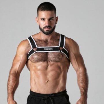 "ARNÊS CORPORAL LOOK AT LOCKER GEAR BRANCO"