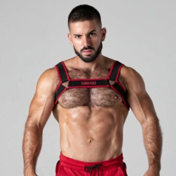 "ARNÊS CORPORAL LOOK AT LOCKER GEAR VERMELHO"
