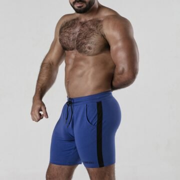 "CALÇÃO SIDE STRIP SHORT AZUL LOCKER GEAR"