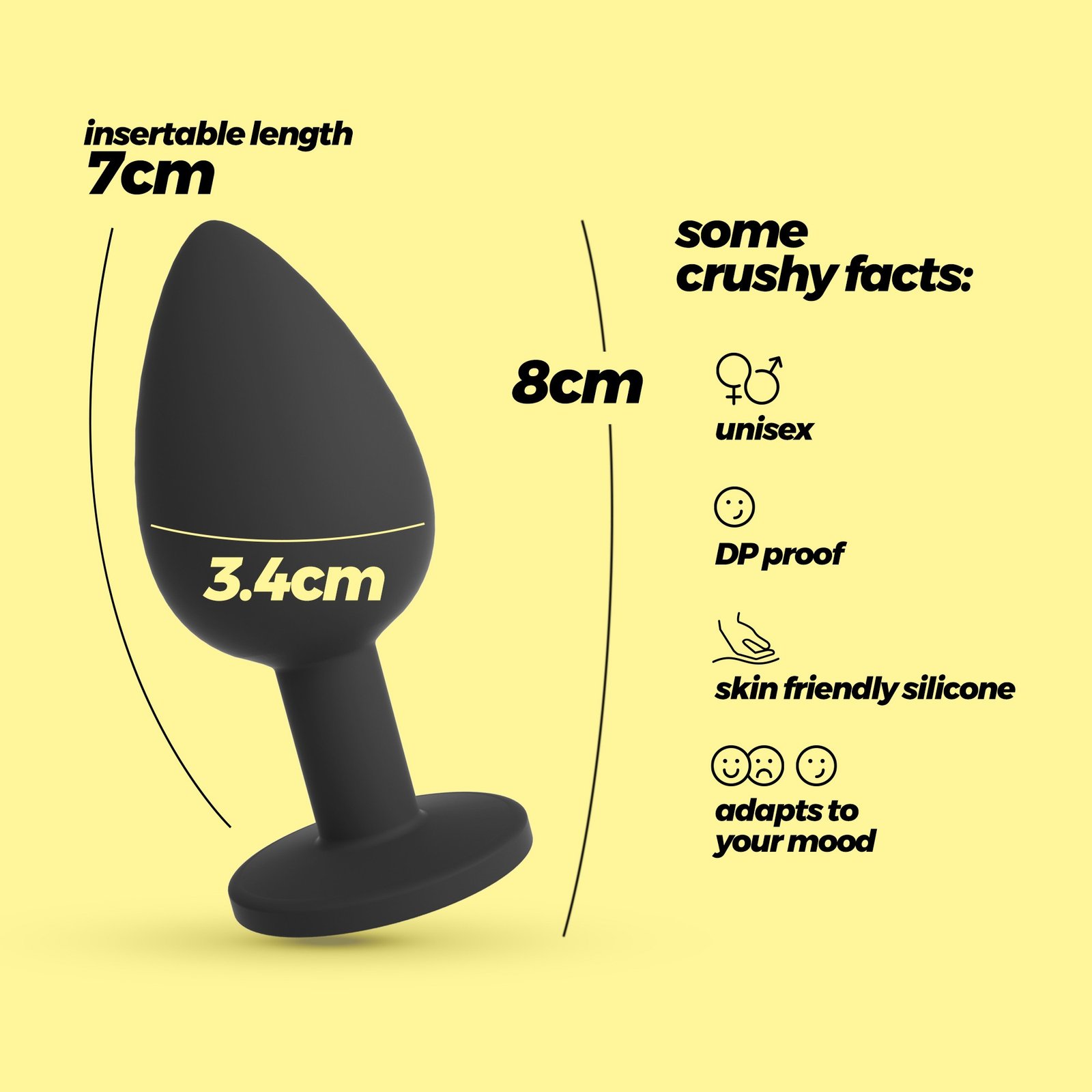 "CAMILEO PLUG ANAL MÉDIO COM 4 JOIAS INTERCAMBIÁVEIS CRUSHIOUS" - Image 10