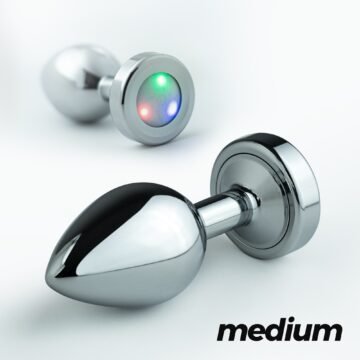 "BOREALIS PLUG ANAL MÉDIO COM LED CRUSHIOUS"