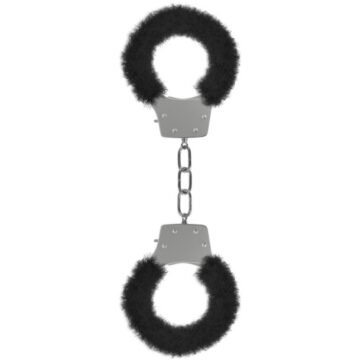 "ALGEMAS COM PELUCHE PLEASURE FURRY HANDCUFFS PRETAS"