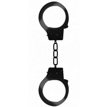 "ALGEMAS EM METAL BEGINNER'S HANDCUFFS PRETAS"