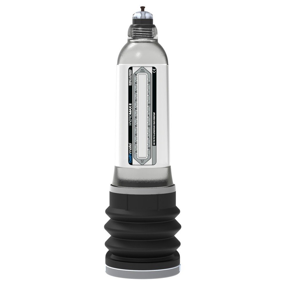 "BOMBA PARA PÉNIS HYDROMAX 8 - BATHMATE TRANSPARENTE"