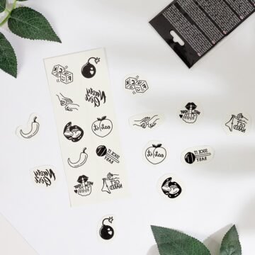 "CONJUNTO DE 10 TATUAGENS TEMPORÁRIAS - SPICY COLLECTION CHIC TATTOO SECRET PLAY"