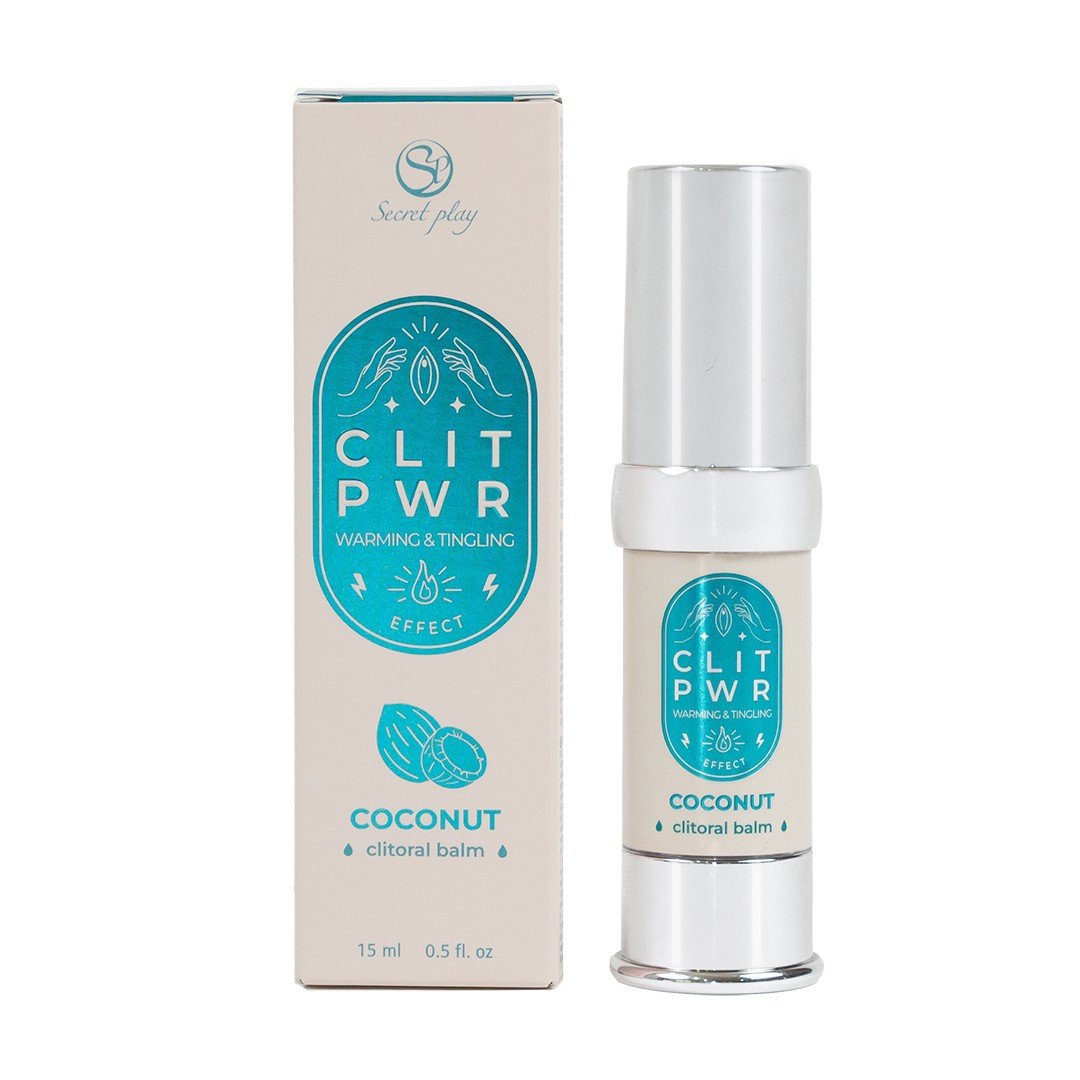 "CLIT PWR - BÁLSAMO PARA O CLÍTORIS DE COCO 15ML SECRET PLAY"