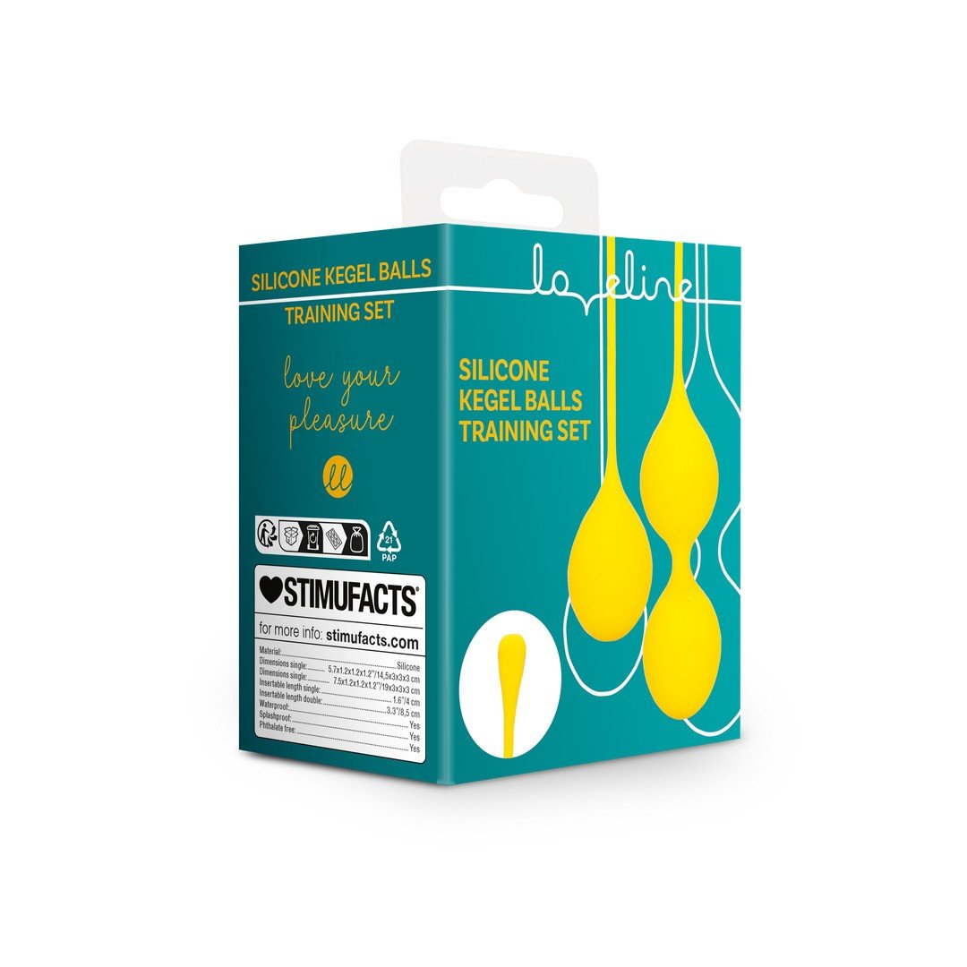 "CONJUNTO DE 2 BOLAS VAGINAIS KEGEL TRAINING CARAMBOLA LOVELINE" - Image 2