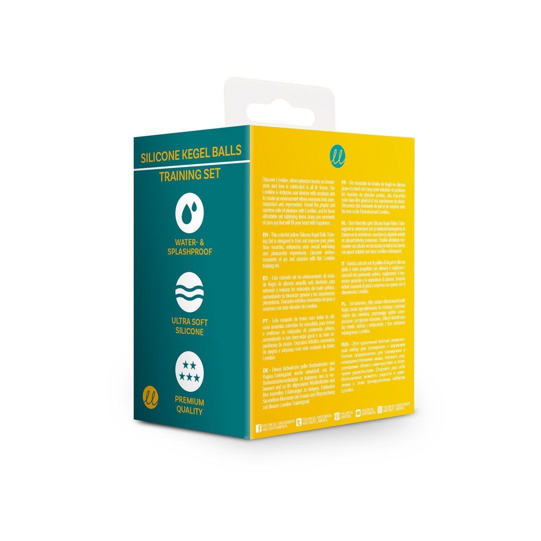 "CONJUNTO DE 2 BOLAS VAGINAIS KEGEL TRAINING CARAMBOLA LOVELINE" - Image 3