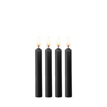 "CONJUNTO DE 4 VELAS PRETAS TEASING WAX CANDLES OUCH!"