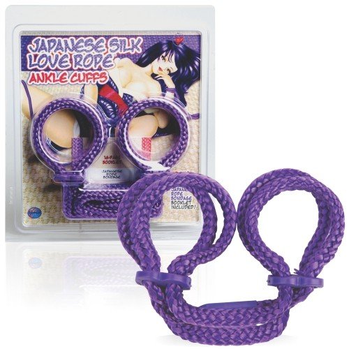 "ALGEMAS PARA OS TORNOZELOS JAPANESE SILK LOVE ROPE ROXAS" - Image 2